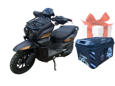 Электрический скутер Тур-Эндуро GT Tank 60AH 72V черный