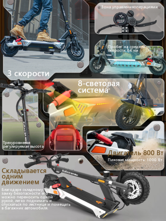 Электросамокат Kukirin M4 Max