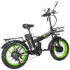 Электровелосипед Syccyba H1 DUAL зеленый