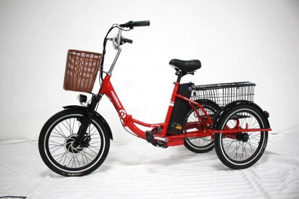 Электровелосипед GreenCamel Трайк-20 (R20 500W 48V 15Ah) красный