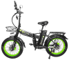 Электровелосипед Syccyba H1 DUAL зеленый